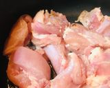 あまりカレーで●鶏肉＆ブロッコリー炒め作り方1写真