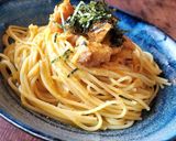 簡単鬼旨♪のりから明太子パスタ作り方4写真