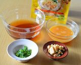 きつね＆たぬきのふんわり卵とじ丼♪作り方2写真