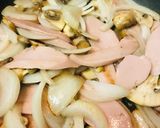 マッシュルーム＆魚肉ソのケチャップ炒め作り方2写真