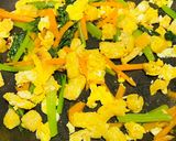 油揚げと野菜の卵炒め作り方7写真