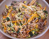 焼肉屋さんの🥩石焼き風おこげビビンバ🤩🍚作り方2写真