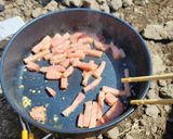 【山ご飯】春キャベツとベーコンのペペロン作り方7写真
