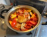 鶏肉のラタトゥイユ風煮込み作り方4写真