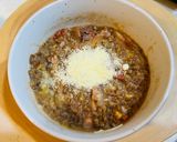 ヒュメドポワソン鯖缶もち麦チーズリゾット作り方7写真