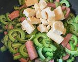 スパムのゴーヤチャンプル作り方8写真