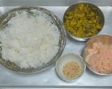 調味料なし高菜の刻み漬けと鶏挽き肉で炒飯作り方1写真
