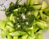 【さっぱり仕立て★しそワサビ浅漬け】作り方1写真