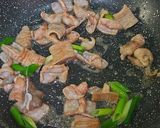 豚モツ丼とろろ昆布をのせて作り方5写真