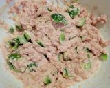 安価な食材で！ピーマンとひき肉のかき揚げ作り方3写真