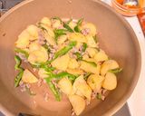 豚ひき肉じゃがいもピーマンの甘辛味噌炒め作り方7写真