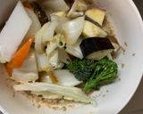 クリーミーピリ辛焼肉味豆腐入ナムル風炒煮作り方12写真