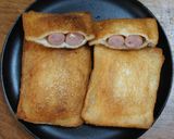 シャウエッセンでハトシ作り方6写真