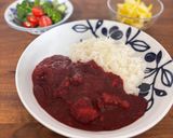 ビーツとチキンのカレー作り方6写真