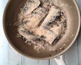 魚レシピならコレ☆鯵紫蘇チーズパン粉焼き作り方3写真