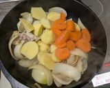 麺つゆでバター風味が食欲そそる肉ジャガ作り方4写真