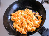 ガーリック炒飯炒り卵のせ
