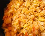 魚肉ソのオムライス●オクラチーズソース作り方3写真