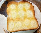 あんバタートーストアイスのせ作り方1写真