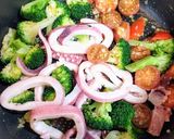 ランチ！ブロッコリーとイカの爽やかパスタ作り方5写真