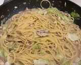 カンタン鯖缶ワンパンパスタ作り方3写真