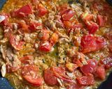 ツナとトマトのクリームパスタ作り方3写真