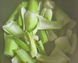 チンゲン菜の炒め物作り方3写真