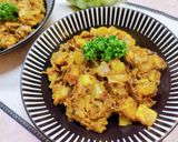 超簡単 サバ味噌煮缶クリームカレー煮込み作り方4写真