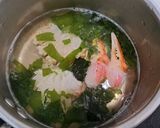 白だしバター☆カニのスープパスタ作り方5写真