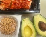ウルトラマンドの　キムチ納豆アボカド和え作り方1写真