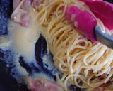 生クリーム無しの💫濃厚カルボナーラ作り方7写真