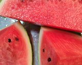 簡単かわいいスイカの食べやすい三角カット作り方1写真