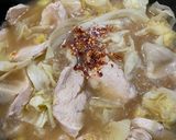 夏だ！鷄ムネ肉とにんにくのスタミナ煮込み作り方3写真