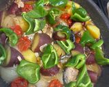 鯖缶で野菜たっぷりぎゅうぎゅう焼き作り方10写真