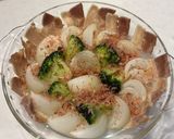 レンジで簡単！新玉ねぎのおかかポン酢作り方5写真