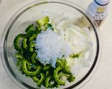 レンジで糸蒟蒻入りゴーヤチャンプル作り方4写真