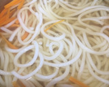 給食の「肉うどん」♡やさしいだし汁作り方6写真