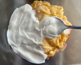重ねるだけ♪桃のトライフル風スコップケーキ作り方4写真