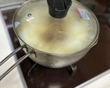 たっぷり玉ねぎとじゃがいもと卵の味噌汁作り方3写真
