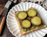 抹茶焼き芋冷凍トースト作り方5写真