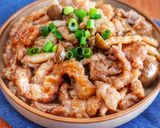 【豚肉ときのこのガリバタ醤油炒め】作り方4写真