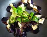 簡単夕飯なすピーマンささみ中華黒酢炒め肉料理主菜作り方8写真