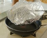 なすとトマトと豚のごまみそ蒸し作り方5写真