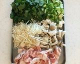 小松菜と豚バラ☆のっけ丼作り方1写真
