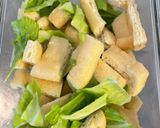10分で⭐︎油揚げキャベツ豆腐和風グラタン作り方1写真