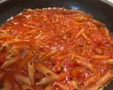 ワンパンで簡単！あさり缶とトマトのペンネ作り方2写真