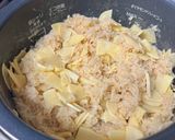 たけの農家の、生たけのこで、たけのこご飯作り方4写真