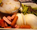 春野菜と生ラムの鉄板焼き(ジンギスカン)作り方1写真