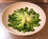 蠣油青梗菜(チンゲン菜オイスターソース)作り方7写真