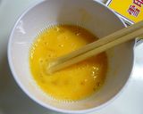 たっぷりハヤシソースのオムレツ作り方4写真